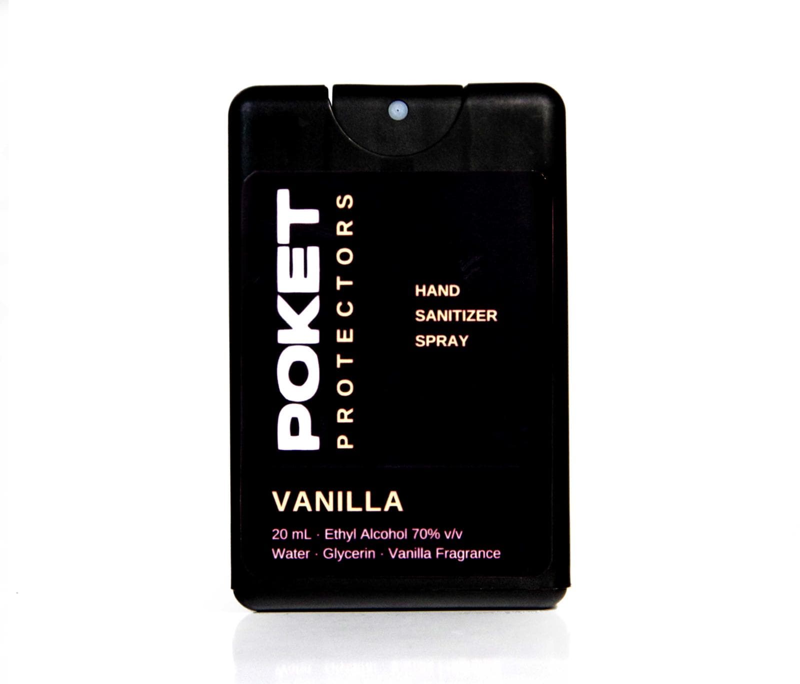 Poket Protectors Vanilla Hand Sanitizer Spray — 20 mL